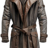 Fur leather jacket in winter to keep you warm