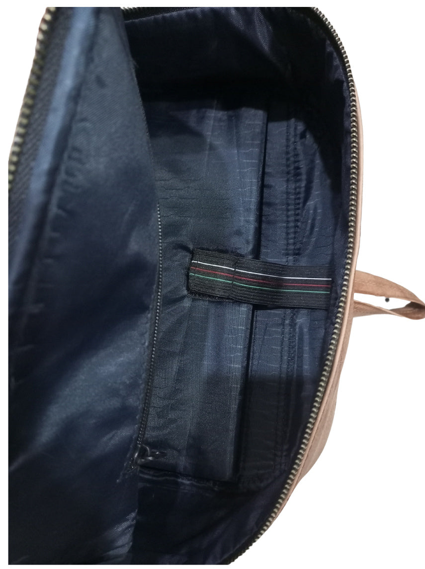 Lafanzo Pret Plain Leather Laptop Bag 5001 Dark Rust Brown