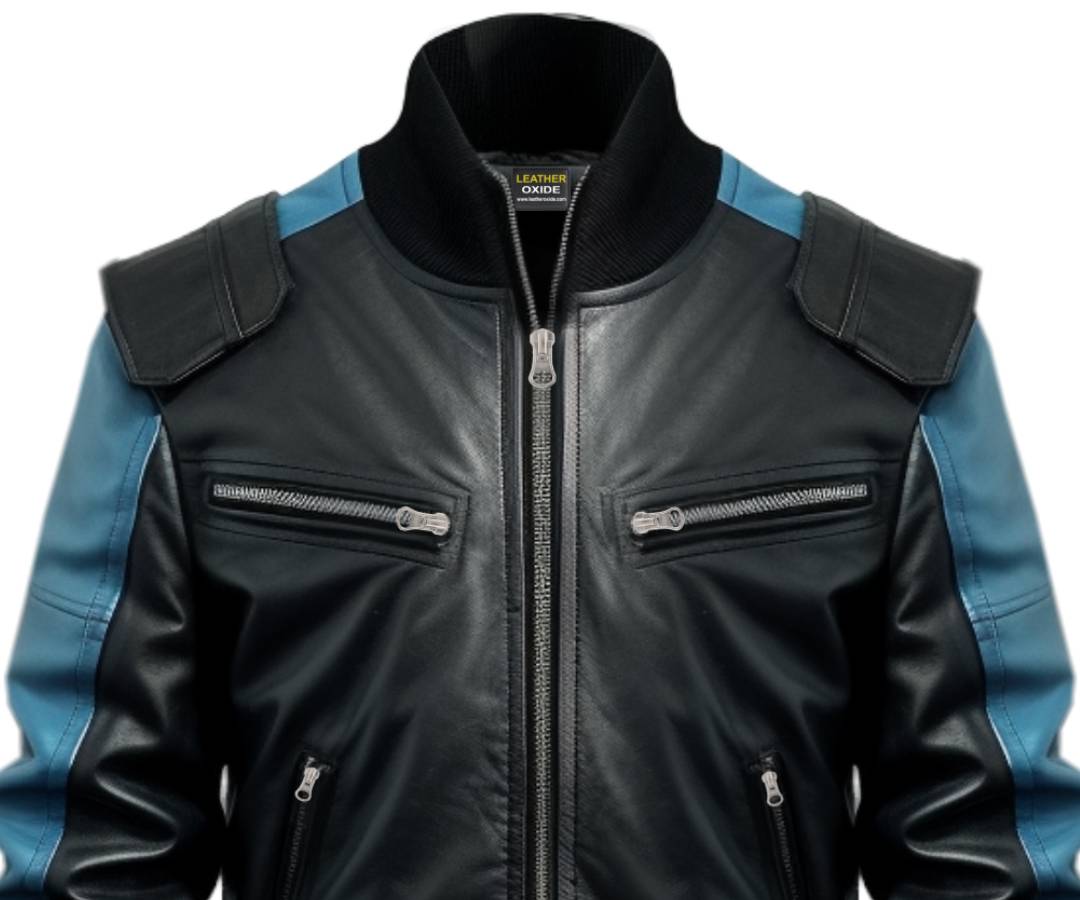 KINGSTON MENS JACKETS - BLUE/BLACK