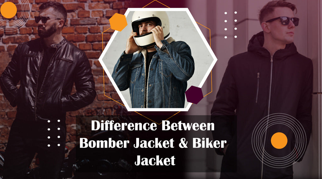 Difference between Bomber jacket and Biker Jacket