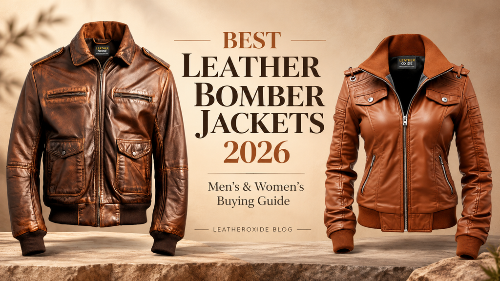 Best Leather Bomber Jackets for Men & Women in 2026 Which Should You Buy?