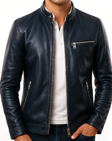 Noah Black Leather Jacket - Men Leather Jacket Black