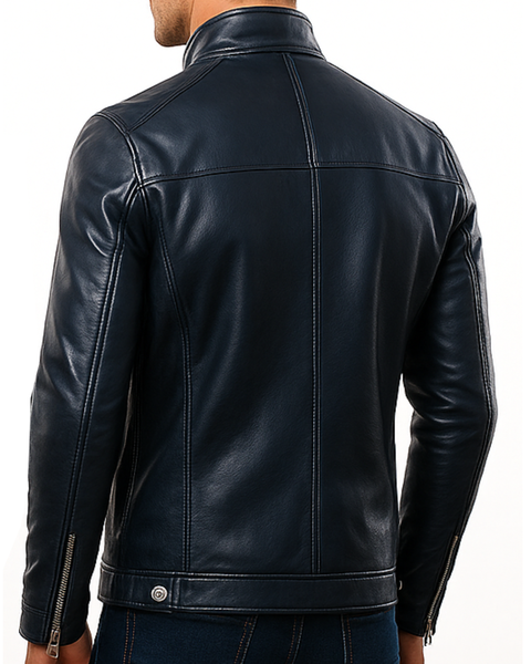 Noah Black Leather Jacket - Men Leather Jacket Black