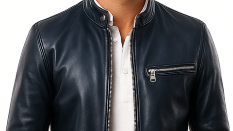 Noah Black Leather Jacket - Men Leather Jacket Black