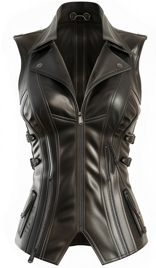 Anastasia Black Women Leather Jacket