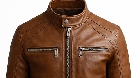 Cody Leather Brown Jacket - Men Leather Jacket Brown
