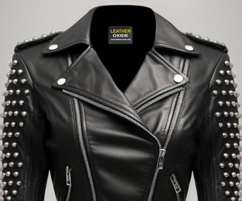 Cressida Black leather biker Jacket