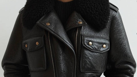 Emily Leather Black Jacket - Women Leather Jacket Black