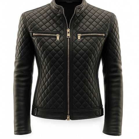Finn Black Leather Jacket - Men Leather Jacket Black