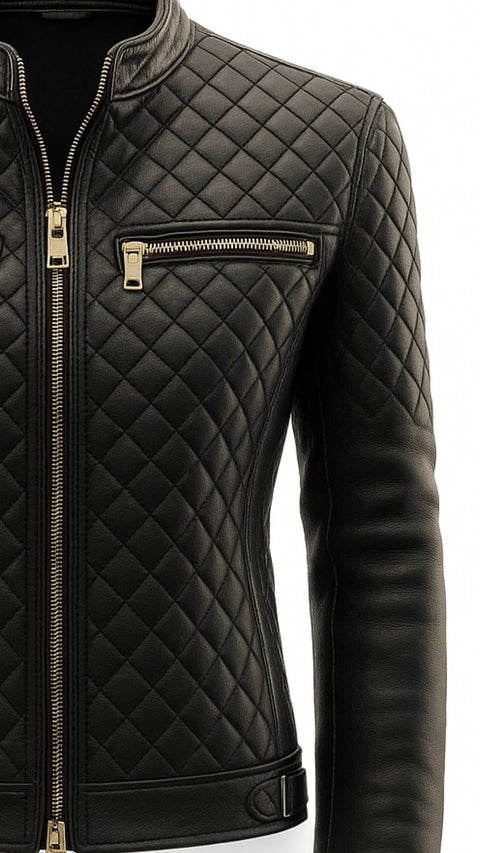Finn Black Leather Jacket - Men Leather Jacket Black