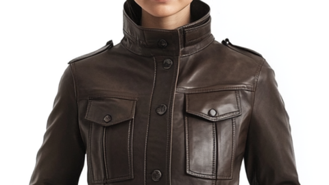 Florence Leather Brown Jacket - Women Leather Jacket Brown