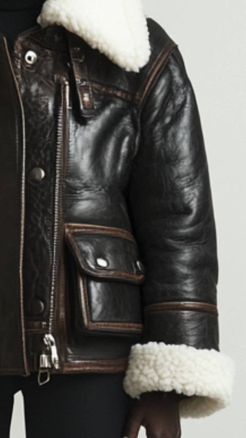 Isabelle Leather Black Jacket - Women Leather Jacket Black
