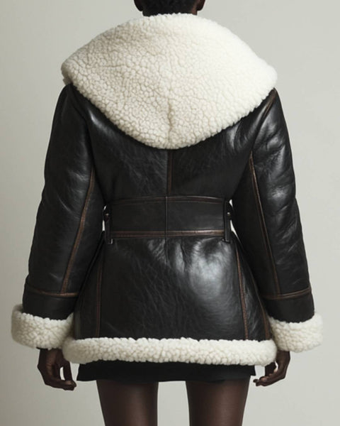 Isabelle Leather Black Jacket - Women Leather Jacket Black