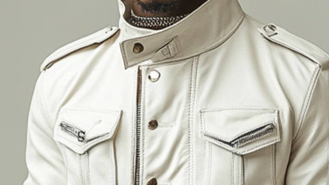 Jack White Leather Jacket - Leather Jacket for Men White