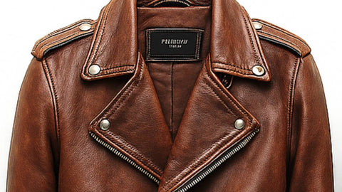 Jackson Brown Leather Jacket - Leather Jacket for Men Brown