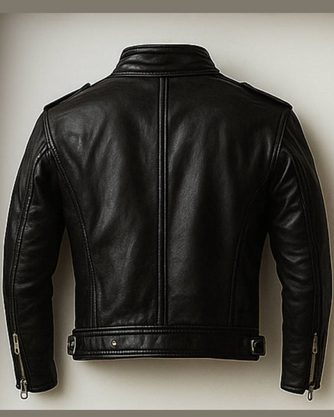 Jayden Black Leather Jacket - Leather Jacket for Men Black