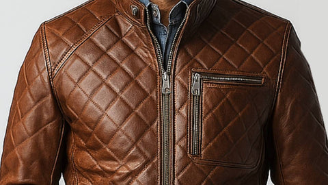 Jude Brown Leather Jacket - Leather Jacket for Men Brown