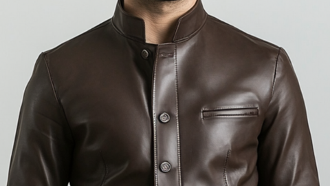 Edward Leather Brown Jacket - Men Leather Jacket Brown