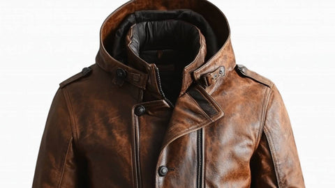 Liam Leather Brown Jacket - Men Leather Jacket Brown