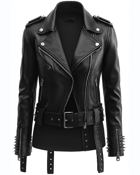 Matilda Leather Black Jacket - Women Leather Jacket Black