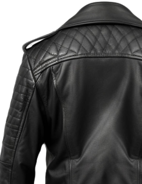 Men Black Biker Leather Jacket - Biker Jacket For Men - Leatheroxide