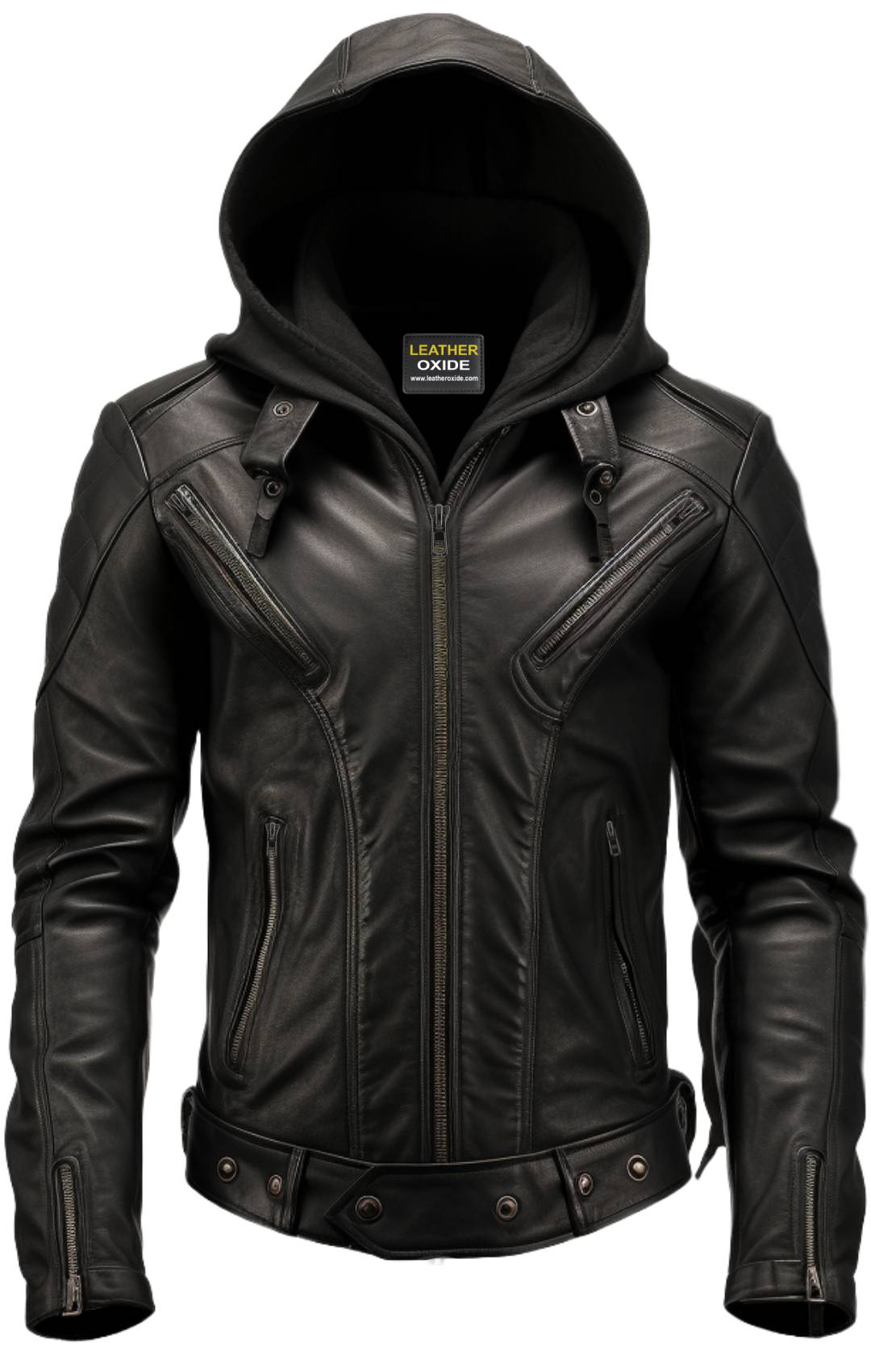 OHOTORO Leather Jacket ダークブラウン