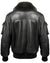 Men Black Leather Bomber Jacket - G1 Bomber Leather Jacket