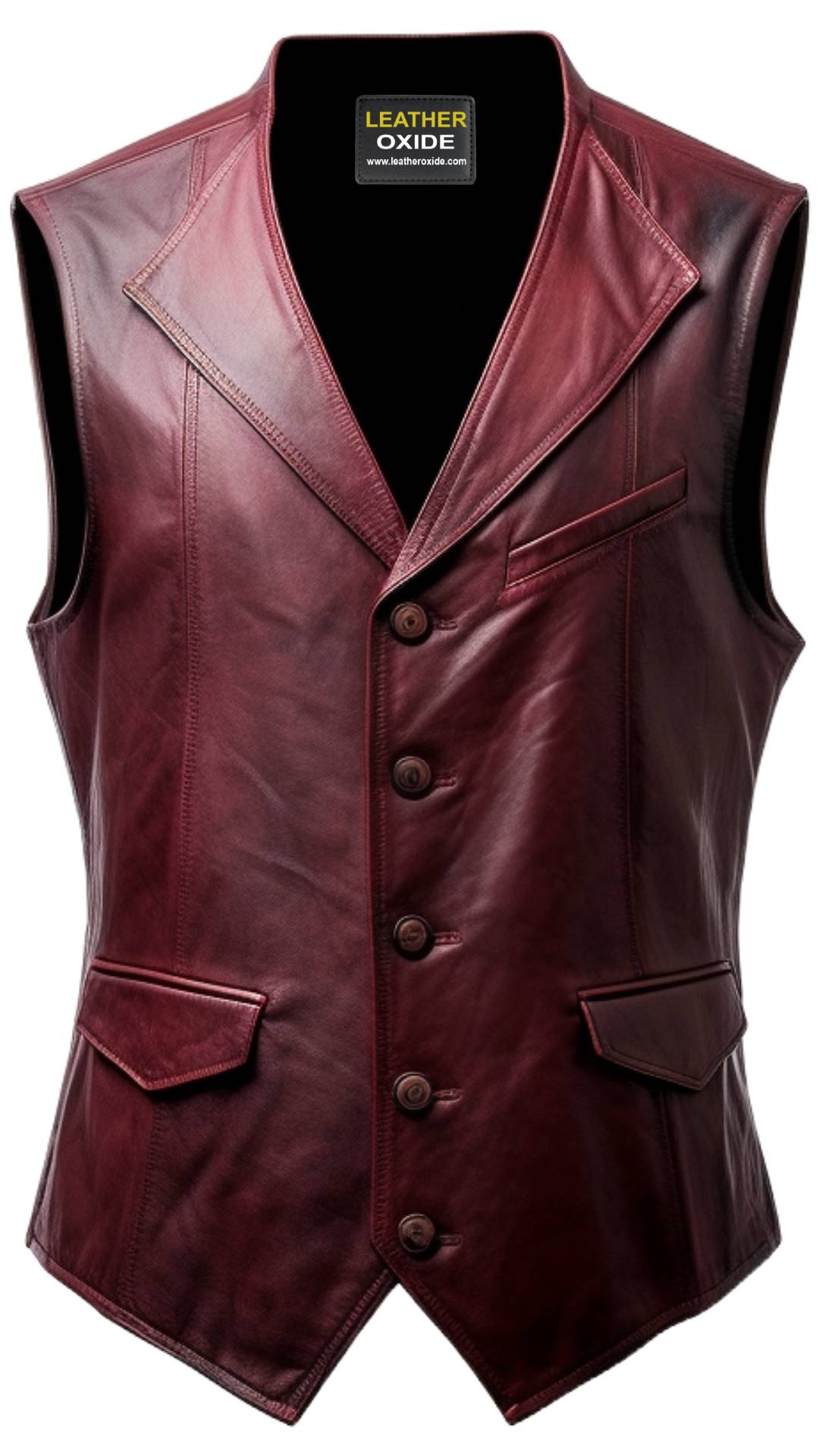 Best Men's Motorcycle Leather Vest Online