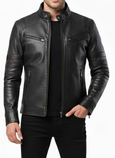 Midnight Rider Black Biker Jacket