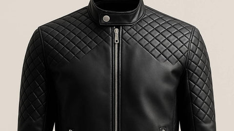 Ollie Black Leather Jacket - Men Leather Jacket Black