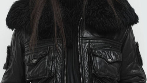 Penelope Leather Black Jacket - Women Leather Jacket Black
