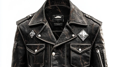 Ruben Black Leather Jacket - Men Leather Jacket Black