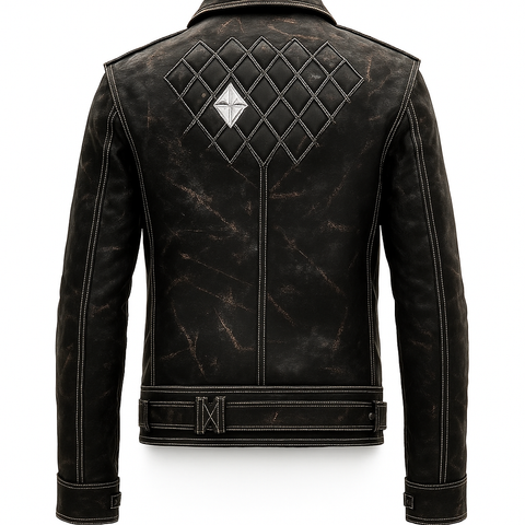 Ruben Black Leather Jacket - Men Leather Jacket Black