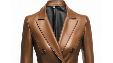 Amelia Leather Brown Jacket - Women Leather Jacket Brown