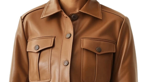 Willow Leather Brown Jacket - Women Leather Jacket Brown