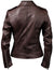 Women Biker Leather Jacket Dark Brown - Leatheroxide