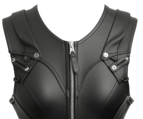 Women Kendler black Leather Vest
