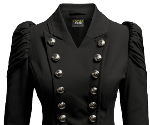 Women Military Style Cotton Jacket