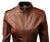Women Real Leather Brown Style Leather Jacket