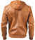 Leather Jacket Women Brown with Hood - Leatheroxide