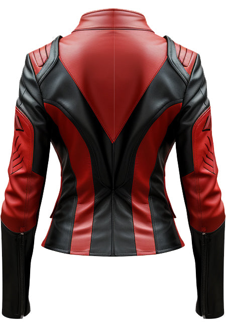Italian Women's Vegan Leather Jacket-Leatheroxide - Leatheroxide