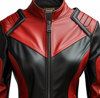 Italian Women's Vegan Leather Jacket-Leatheroxide - Leatheroxide