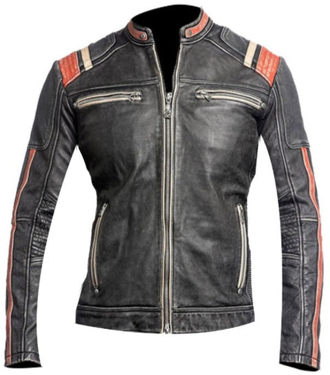 Cafe Racer Retro Women Leather Jacket Leatheroxide