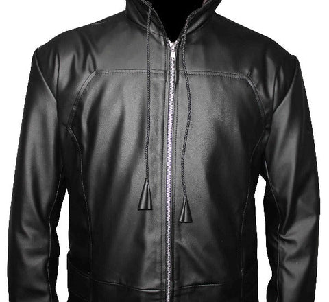 Long coat hoddie style Leatheroxide