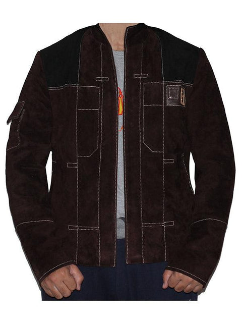 Men Casual Suede Leather Jacket - Dark Brown Leatheroxide
