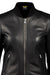 Women Bomber Leather Jacket- Black Leather Jacket for Women-Leatheroxide Leatheroxide